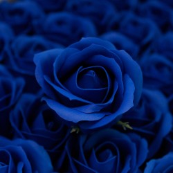 Svatební mýdlo Růže královská modř 50ks