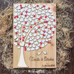 Svatební strom Ptáčci - kniha hostů