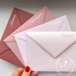 Růžová perleťová - Obálky