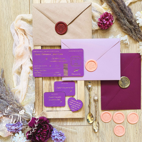 Fialové provedení - služba obarvení