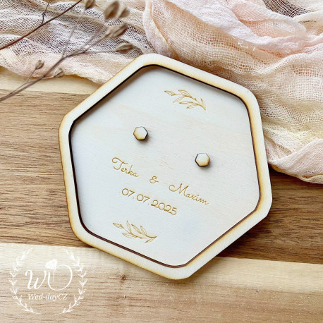 Hexagon - Podnos pro prstýnky